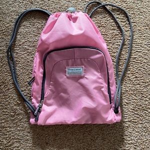 Swiss gear pink drawstring bag